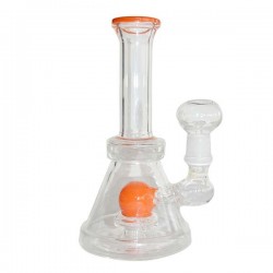 Bong BHO Cristal Percolator Orange 18 mm