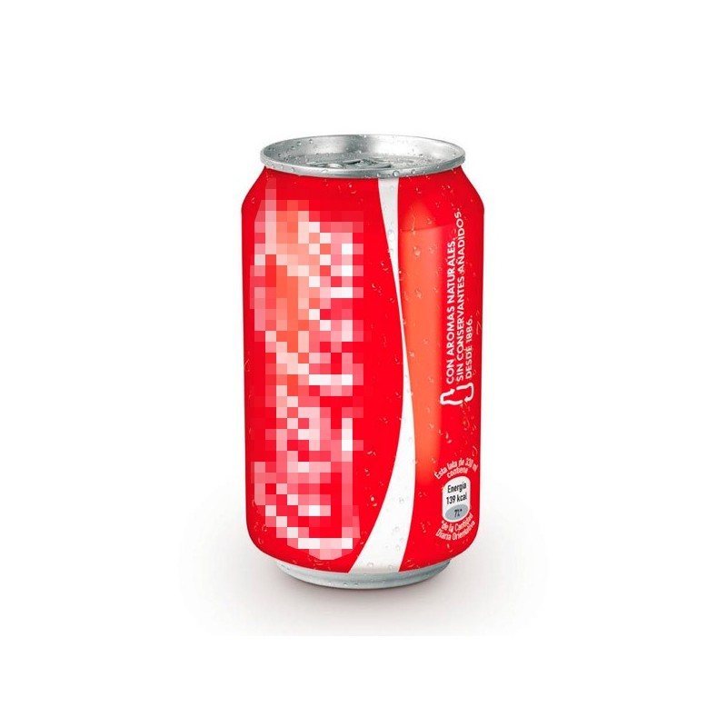 Camuflaje Lata Coca Cola