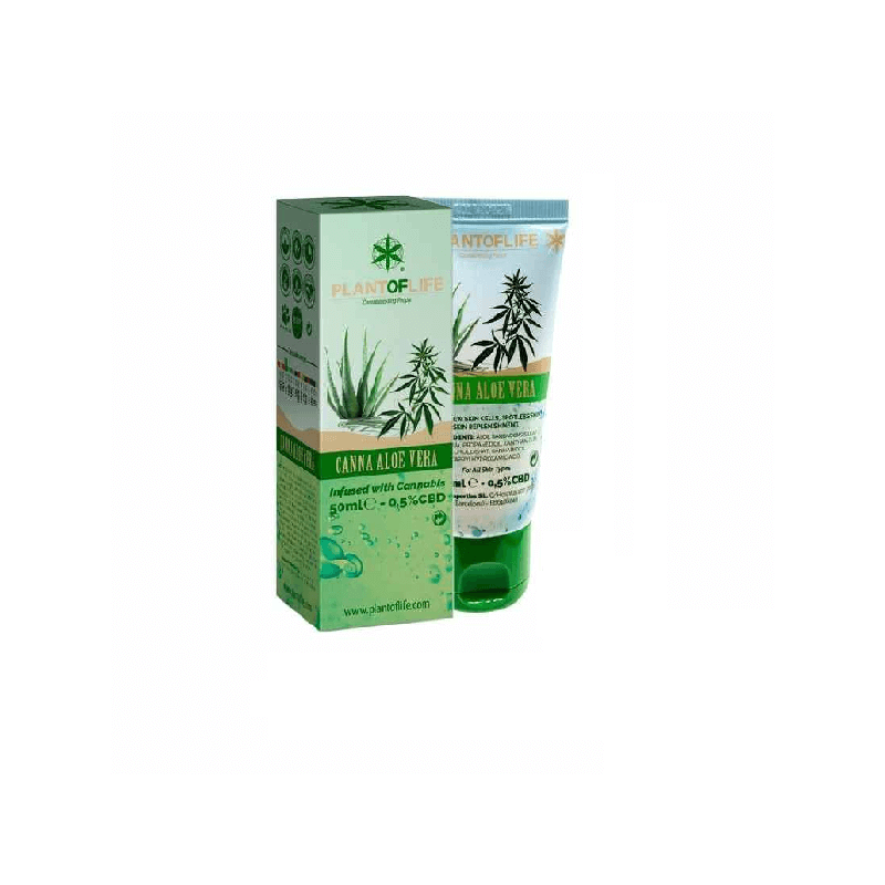 Crema Canna Aloe Vera 0.5 % CBD 50 ml - Plant of Life