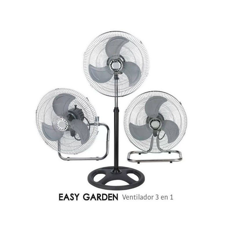 Pack 2 Unds - Ventilador Industrial Oscilante 70W 50 cm - Easy Garden