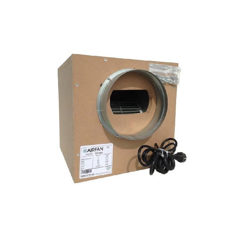 Caja AIRFAN Uni ISO-Box MDF 1200 m3/h (200in/250out)