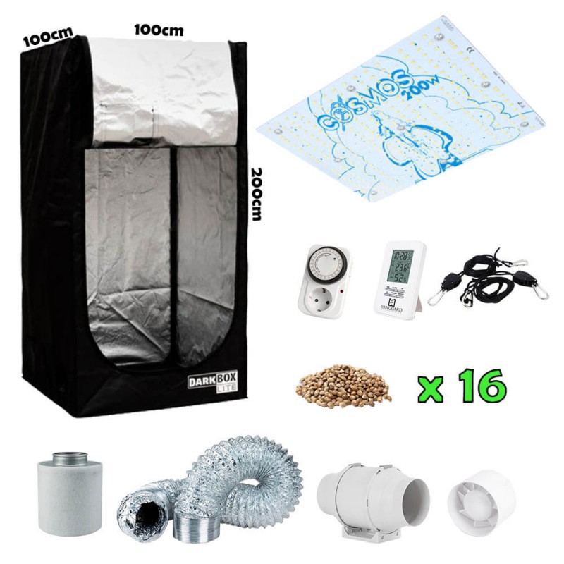 Kit de cultivo LED 100x100 Medio